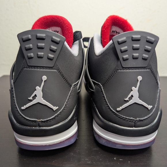 Nike Jordan 4 Golf Bred Sneakers Shoes CU9981-002 Mens Sizes Black New main image 2